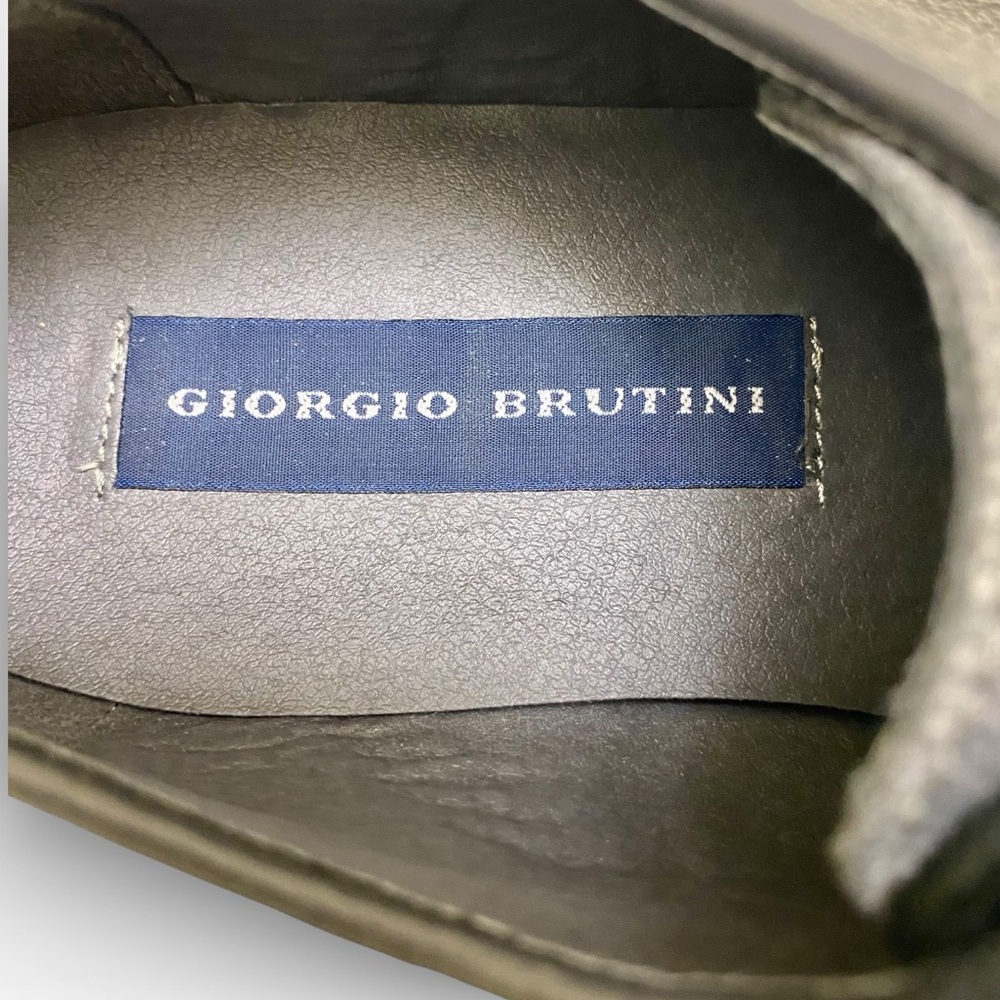 Giorgio Brutini Men's Valet GREY/Black Loafer Shoes Sz 8 OXFORD - Picture 5 of 10